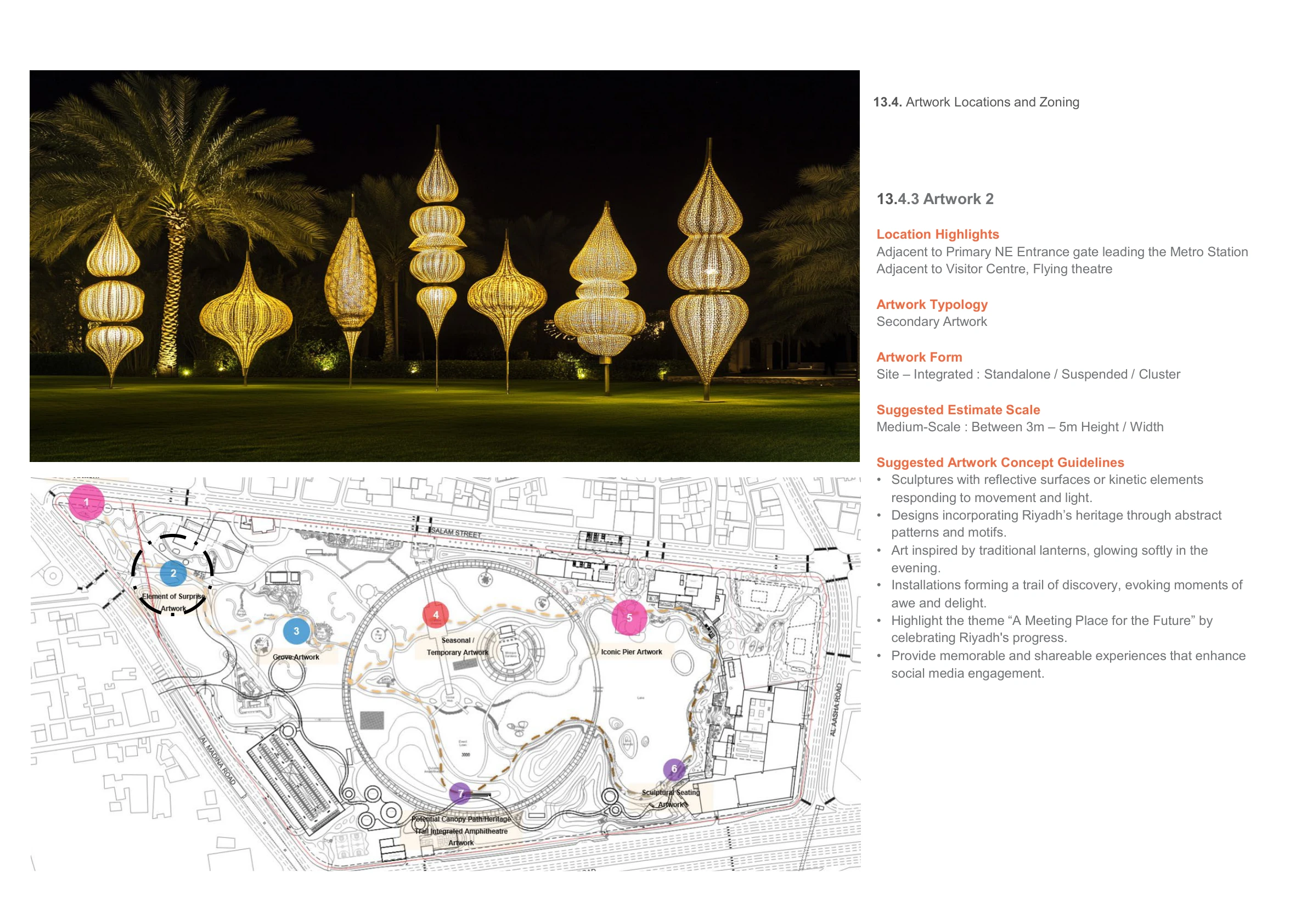 Artwork Locations, Zoning & Concept Guidelines